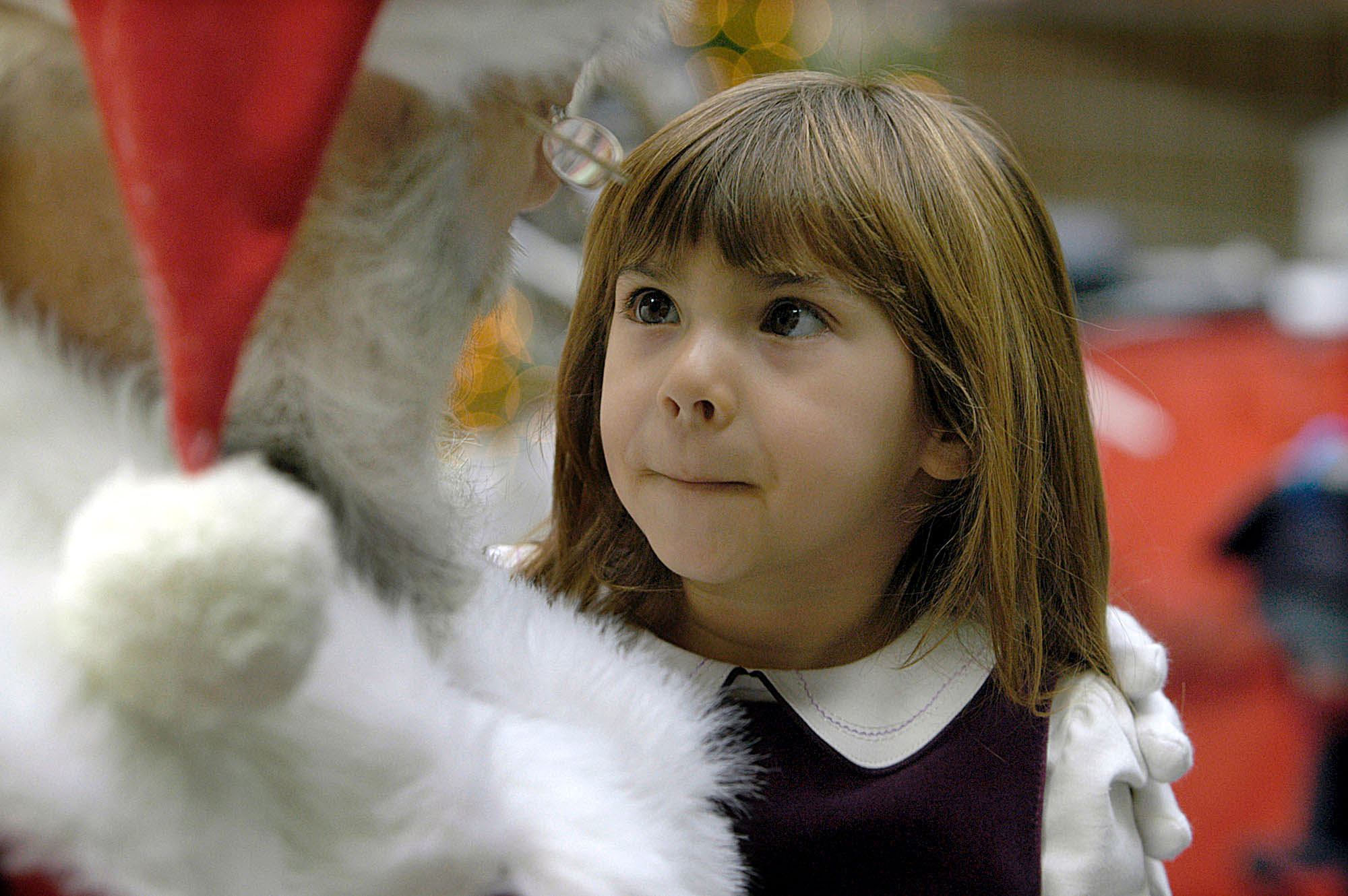 Starry eyes for Santa. 